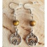 boucles d'oreilles claddagh