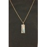 pendentif labradorite cartouche