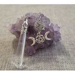 pendule cristal de roche