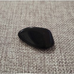 pierre roulée obsidienne noire