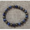 bracelet en pyrite et lapis lazuli