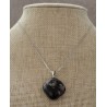 pendentif en rhodonite