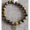 bracelet gémeaux oeil de tigre pyrite