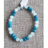 bracelet aigue marine et apatite