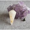 pendule en quartz rutile et pyrite