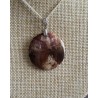 pendentif bois fossilisé