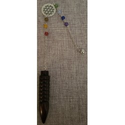 pendule fleur de vie et chakra